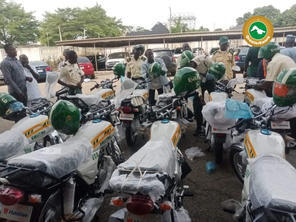 Governor AbdulRazaq Enhances Traffic Management with Procurement of Operational Motorcycles for KWARTMA